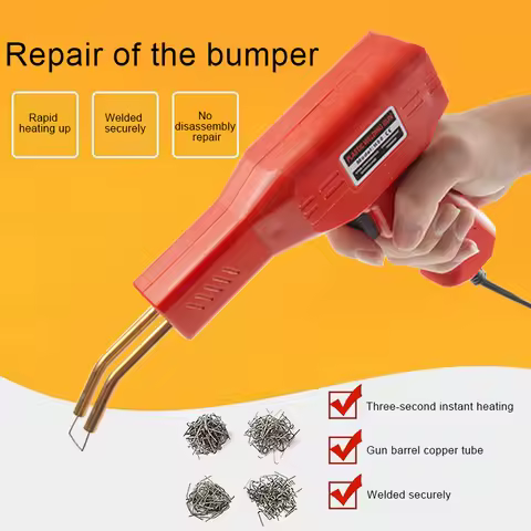 EU220V Union Plastic Welder Welding Machine Car Bumper Soldering Gun 4 Types Staples for Bumper/Kaya