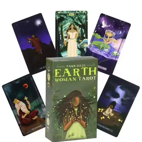 Earth Woman Tarot Deck 78 Pcs Tarot Cards Nurture Your Intuition and Celebrate Mother Nature's Wisdo
