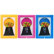 Gumball Machine Picture Frame Wall Mounted Candy Dispenser Hanging Candies Machine Art for Home Mall