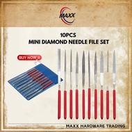 10pcs Mini Metal File Diamond File Set | Miniature and Model Files (3x140mm)