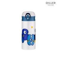 [ส่งจากไทย] Diller Thermo Flask 480ml MLH9103 กระติกเก็บความเย็น/ร้อน ฝากดยกดื่มพร้อมล็อก สแตนเลส 2 