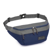 Kenes Wallts - Men's Waist Bag Iee Sling Bag Outdoor Bag Black Grey biru