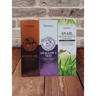 DEOPROCE HORSE OIL (EXP:2/22)/ SWALLOW'S NEST / SNAIL RECOVERY HAND, FOOT & BODY MOISTURIZER ( 100G/