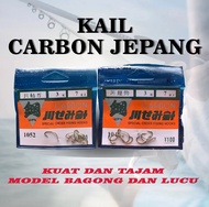 Mata Kail | Kail Pancing CARBON JEPANG Tipe 1052 Lubang Kawasemi | Kail Bagongan