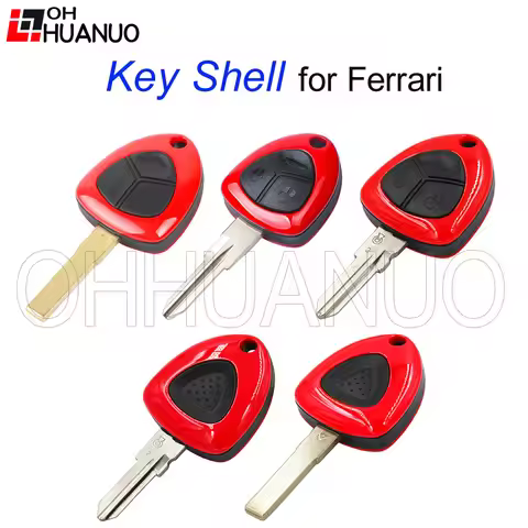 3 Buttons Key Shell Remote Key Case Fob 1 Button for Ferrari 458 612 599 F430