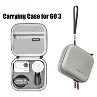 Carrying Case for Inst360 Go3 Action Camera Waterproof Portable Travel Bag with Wrist Strap for Inste360 Go3 Accessories