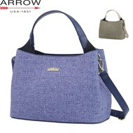 Arrow Ladies Synthetic Leather Multi Compartment Handbag with Structured Base