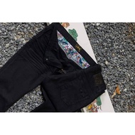 16oz black Super Skinny Stretch Denim Jeans