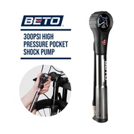 BETO 300psi High Pressure Pocket Shock Gauge Bicycle Hand Pump Hose Tyre Suspension fork