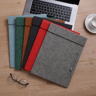 Leather Conference Office Handwriting Pad Business Hotel Car 4S Point Contract Magnetic Flip Writing