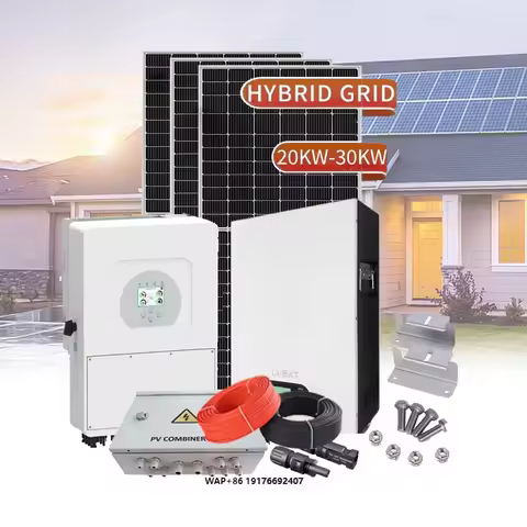 Wingosolar Hybrid Solar Panel Energy System 3Kw 5Kw 10Kw 15Kw 20Kw 30Kw Home Solar Power Complete Ki
