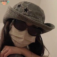LCOUMC Grunge Cowgirl Hat, Soft Lightweight Grunge Cowboy Hat, Fashion Comfortable Breathable Cute H