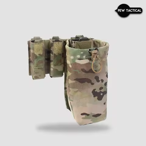 PEW Tactical PRMD Belt Placard Sundry Bag Tactical Molle 9mm&556/762 Quick Release Magazine Pouch Ai