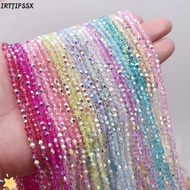 IRTJIFSSX 10pcs Bicone Crystal Beads, Colorful 4mm Loose Spacer Beads,  DIY Austria Faceted Glass Cr