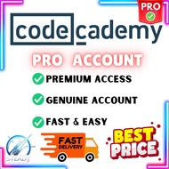 【PRO ACCOUNT】codecademy PRO Upgraded Premium Access Account | Build skills that stand out