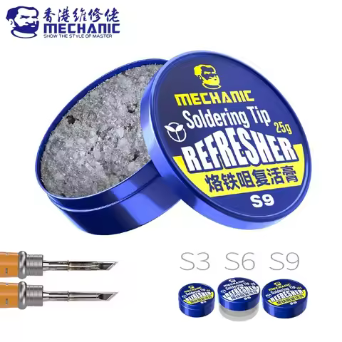 MECHANIC S Series Lead-Free Solder Iron Tip Refresher Environmental Clean Soldering Paste Welding Ir