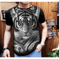 The Coolest Latest Men's Distro T-Shirt with Tiger Motif MC-04 Cool Men's Clothing/ Original Men's T