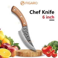 Figaro Household 6 Inch Chef Knife Sharp Japanese Kitchen Knife Butcher Knife Pisau Lapah Daging Pis