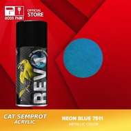 Pilox Cat Semprot Motor Revo Acrylic Neon Blue 7511