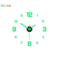 OSYAN Tự làm đồng hồ treo tường cho văn phòng nhà không khung hiện đại 3D Đồng hồ treo tường Gương d