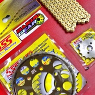 Gear Set SSS CB150X CBR 150 K45N K45R CB150r CB 150 Hole 6 Size 428