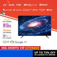 [PRE-ORDER] Prism+ SQ43 QLED Google TV 43 inch Dolby Audio (NEW LAUNCH)