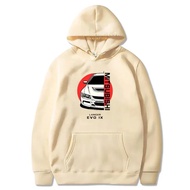 Initial D MITSUBISHI LANCER EVO IX Theme Hooded Shirt Y2k Hoodie Sweatshirts for Men Hoodies Men's C