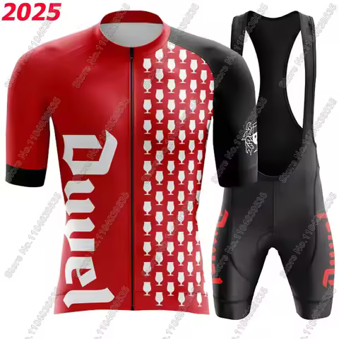 Duvel 2025 Cycling Jersey Set Mens Belgium Drink Beer Clothing Road Bike Suit Mountain Bicycle Shirt