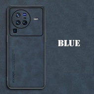 Vivo X90 / 90 PRO Original Smooth Leather Lens Protection Full Protection Casing Sweat Resistant Har