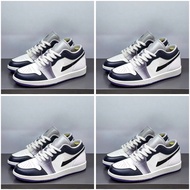 JD1 Punk Rock Men's and Women's Sports Shoes, High Quality Black and Purple JD Shoes.