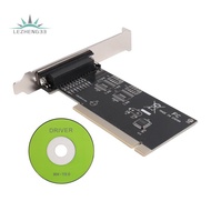 PCI to DB25 Parallel Port Expansion Card PCI Parallel Port Converter Adapter Controller for Desktop 