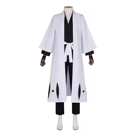Bleach Cosplay Costume Soul Society Gotei 13 Captain Kimono Set Aizen Sousuke Kuchiki Byakuya Die Pa