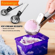 【Forever】 Stainless Steel Ice Cream Scoops Stacks Ice Cream Digger Non-Stick Fruit Ice Ball Maker Watermelon Ice Cream Spoon Tool H8Y3