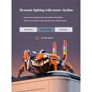 QINGXIANG Crab Bluetooth Speaker Wireless Mini Speaker TWS Interconnected Small Mechanical Wind Bass