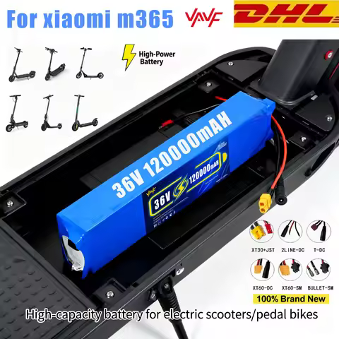 New🛻10S3P 36V 120000mAh Electric Scooter Battery Pack 18650 Lithium M365 Electric Scooter 36v Batter