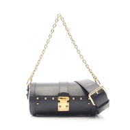 【二手】LOUIS VUITTONPapillon Trunk 手提包 M58655 黑色皮革 Papillon Trunk 女士二手 A