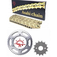 Set Chain Sprocket Rantai Ninja 250 R25 Z250 Ninja 250SL JT Asahi