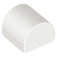 Brick2cube Part-Slope Curved 1 x 1 x 2/3 Double-49307