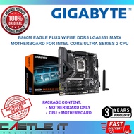 Gigabyte B860M EAGLE PLUS WIFI6E DDR5 LGA1851 mATX Motherboard for Intel Core Ultra Series 2 CPU