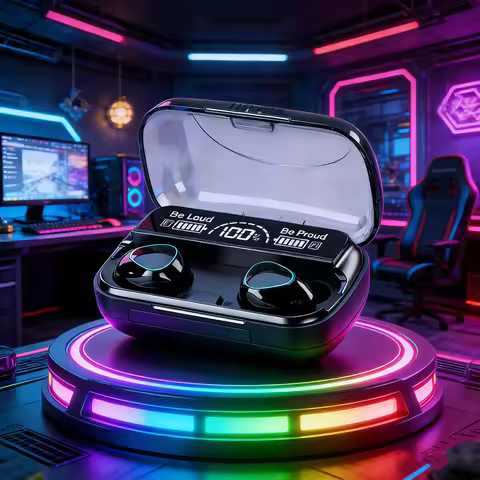 Bluetooth headset M10 hands-free LED Dispay headset Bluetooth HiFi stereo music wireless earplug wat