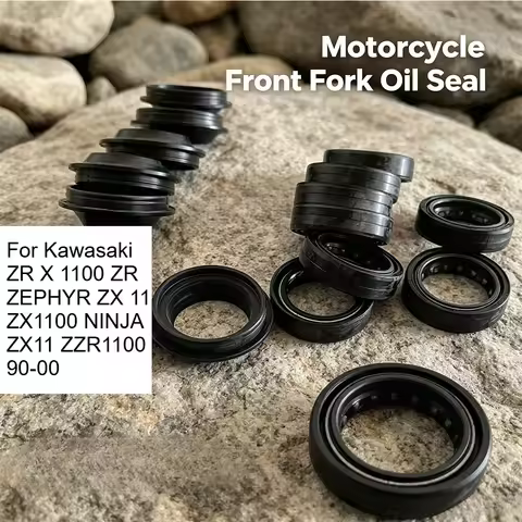 43x55x9.5/10.5 43*55 Front Fork Oil Seal 43 55 Dust Cover For Kawasaki ZR X 1100 ZR ZEPHYR ZX 11 ZX1