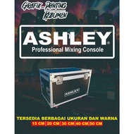 Cutting Sticker Hardcase Box Sound System Ashley Mixer Console. Ashley Mixer Logo Audio Sticker
