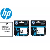 HP63 Ink Cartridge Black + Colour Bundle
