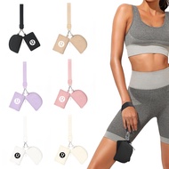 2025lulu Same Style Wrist Bag Portable Lulu Card Bag Bank Card Mini Change Storage Bag