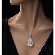 YOLO Lab-grown Diamond 10 carats pear brilliant VVS2 with IGI Certificate