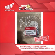 Honda Fork Seal Set 51490KWL003 for 2021-present CBR150R, CB150X, CBR250R, and ADV350