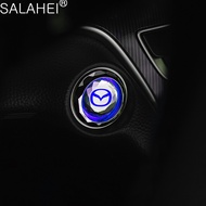 Car One-click Start Button Cover Crystal Diamond Decoration Sticker For Mazda 2 3 6 8 CX4 CX-5 CX-7 CX-9 CX-3 Atenza Accessories
