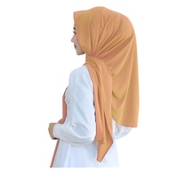 Pashmina Oval Inner 2In1 Pashmina Instan Kaos Jersey Menutup Leher