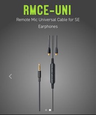原廠Shure RMCE-UNi 可切換 線控 麥克風3.5mm耳機線MMCX插針 iOS 安卓系統