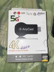 AnyCast 4K 2020 ( dual band WiFi 2.4/5GHz) wireless dislaly dongle